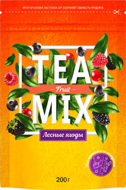TeaMix. Лесные ягоды 200 гр. мягкая упаковка