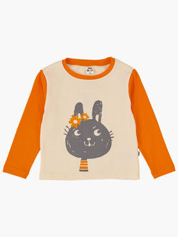 Пижама для девочки UD 1061 оранжевый - Mini maxi фото 3