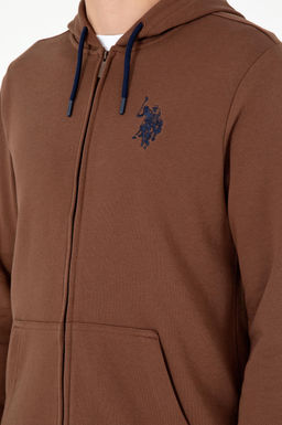 Мужской коричневый свитшот Неожиданная скидка в корзине - U.s. polo assn фото 7