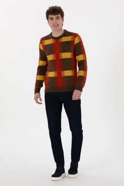 Erkek Regular Fit Bisiklet Yaka Haki Kazak - U.s. polo assn фото 4
