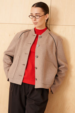 Жакет утепленный  Bensu (Цвет: Бежевый) - Morozov Amavie фото 2