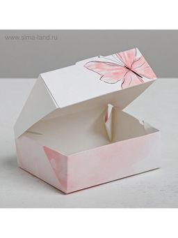 Цена за 5 шт. Кондитерская упаковка, коробка с ламинацией Мечтай, 10 х 8 х 3.5 см - Дарите счастье фото 4