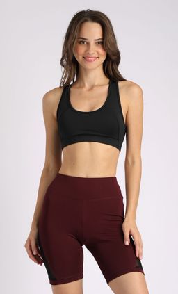 Тайтсы T.97 т.вишня / черный