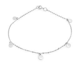 Браслет на ногу из серебра без вставки, Ю-44046р