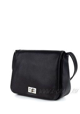 Сумка женская из кожзама с замком-вертушкой - L-craft фото 3