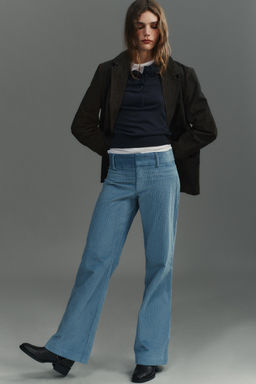 FLARE CORDUROY TROUSERS