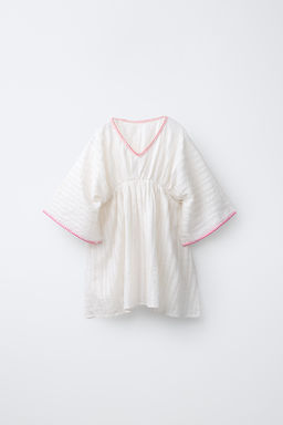 KAFT?N BRILLOS CONTRASTE / Crudo