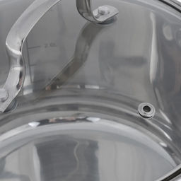 Кастрюля нерж 3,0 л (18 см) ZEIDAN со стекл крышкой, 5-ти слойное капс дно, арт. Z-50243