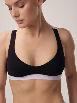 CONTE FLEXIBLE LBE 2236.1 Бюстье женское black-lavender