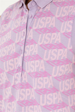 Женская сиреневая футболка Неожиданная скидка в корзине - U.s. polo assn фото 7