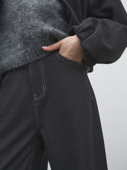 Женские широкие джинсы MAISON DAVID