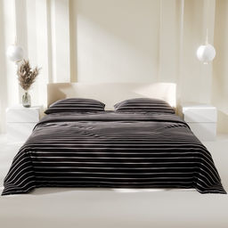 Постельное бельё 2-спальное «Этель» Black stripes, поплин