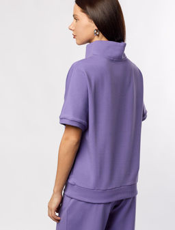 Джемпер из тонкого премиального футера с эластаном