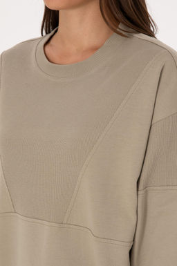Kad_n A__k Haki Sweatshirt Sepette S_rpriz _ndirim - U.s. polo assn фото 7