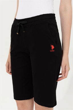Женские черные трикотажные шорты Скидка 20% в корзине - U.s. polo assn фото 6