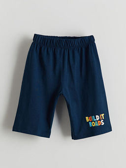 Beli Lastikli Bask?l? Erkek ?ocuk Pijama Alt