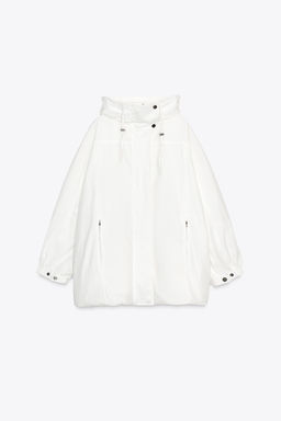 OVERSIZE MULTI-POSITION HOODED PARKA ZW COLLECTION - Zara фото 10