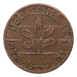 Монета 1 пфенниг 1949 года F Германия