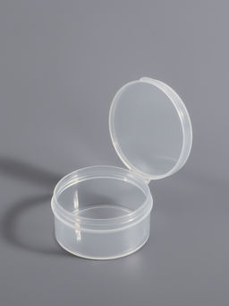 Набор баночек для мелочей, 4 шт., d=4×2.2 см, прозрачный