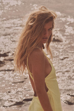 SATIN MIDI DRESS - Zara фото 28