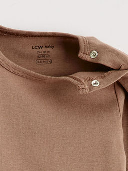 Bisiklet Yaka Erkek Bebek ??t??tl? Body