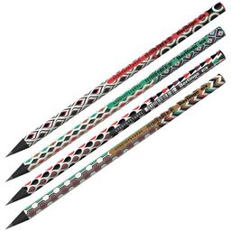 Цена за 2 шт. Карандаш ч/гр. BERLINGO "Arcade" HB, без ластика (BP01104) черное дерево, заточенный