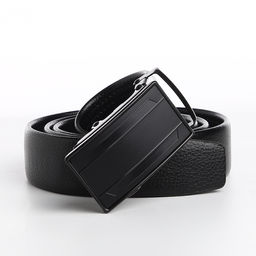 Ремень мужской, ширина 3,5 см, автомат, цвет чёрный