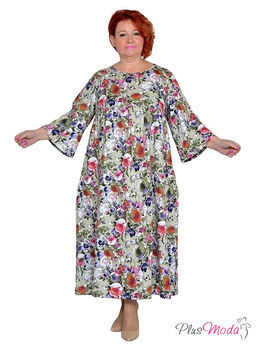 Платье Модель №1902 размеры 44-84 - Plusmoda фото 2