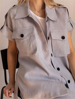 жилет лен - Волтри фото 4