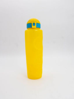 Бутылка "Life" с трубочкой, yellow (700 ml)