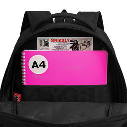 RB-651-2 Рюкзак школьный с картхолдером на держателе - Grizzly фото 9