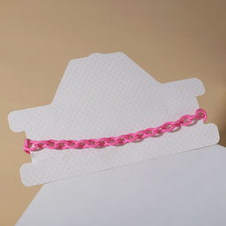 Чокер Цепь мультики, цвет розовый, L=30 - Queen fair фото 2