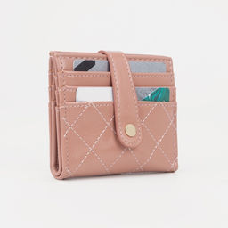 Кошелёк на кнопке, цвет розовый - Simaland фото 5