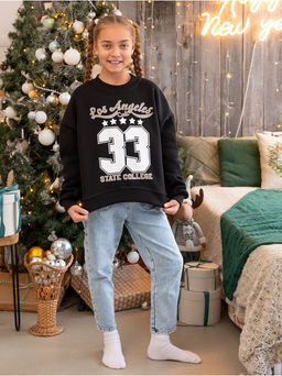 Свитшот 33 детский девочка графит - София фото 29