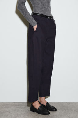 CHINOS DE ALGOD?N BARREL LEG - H&m фото 3