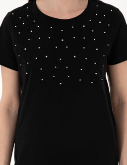 Siyah Regular Fit Ti__rt - Pierre cardin фото 6