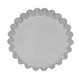 Цена за 2 шт. Форма для выпечки, d=27 см, h=4 см, жесть, серебристая