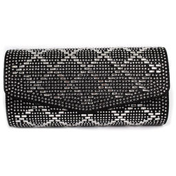 YT Женский вечерний клатч Silver AG13579 - SILVER ROSE фото 5