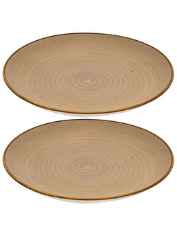 Набор тарелок десертных 2 пр. 20*20*2,5 см Кантри Крафт, бежевый - Elan gallery фото 5