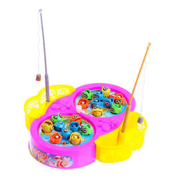 Уценка Рыбалка Бабочка: 18 рыбок, 2 удочки, заводная, МИКС