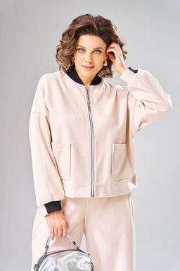 Бомбер VN Fashion 1101 бежевый