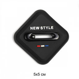 Аппликация пришивная New Style арт.TBY.SHEV.50 5х5см цв.черная основа уп.10шт