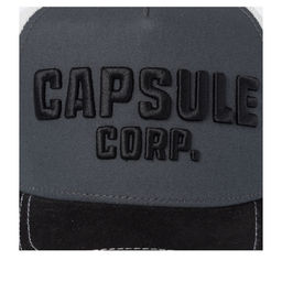 Бейсболка CAPSLAB арт. CL/DBZ10/1/PCT/CAP Dragon Ball Capsule Corp. (серый / черный)  фото 5