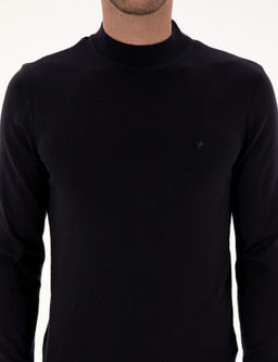 Lacivert Slim Fit Basic Kazak - Cacharel фото 6