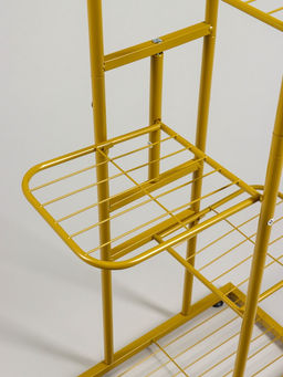 Подставка для цветов Greengo, 5 полок, 44×22×95 см, напольная, металл, цвет золотой