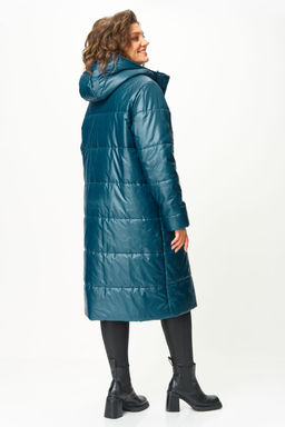 Пальто Anastasia Mak 1026 морская волна фото 9