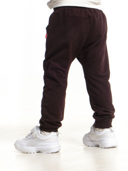 Брюки на резинке для малышей UD 0932 коричневый - Mini maxi фото 2