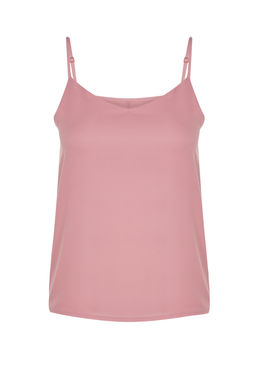 Ac?k Pembe Basic Ask?l? Dokuma Bluz TWOSS19BB0224