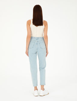 A__k Mavi Mom High Waist Fit Jean Pantolon