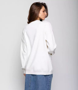 Джемпер #КТ7705, молочный